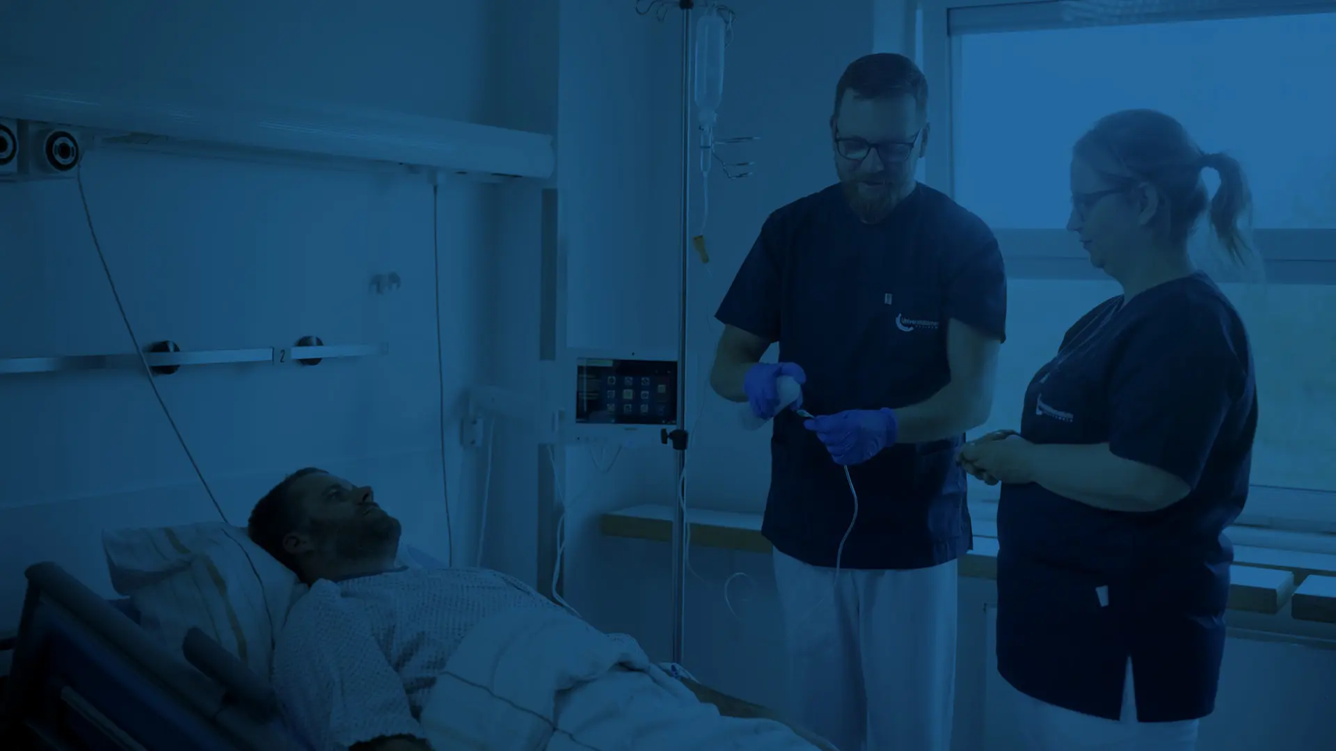Pflegekräfte im FlexHafen der Universitätsmedizin Greifswald